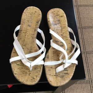 White 7.5 sandals